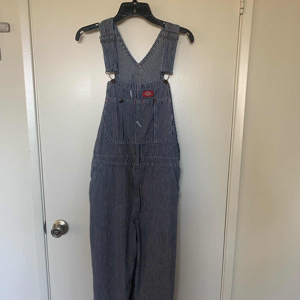 Dickies Striped Overalls
